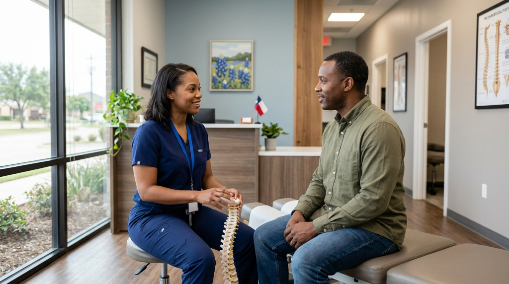 DeSoto chiropractor providing early accident injury care